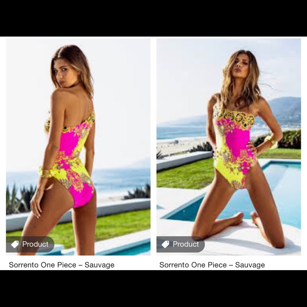 NWT Sauvage Sorrento One Piece bathing suit